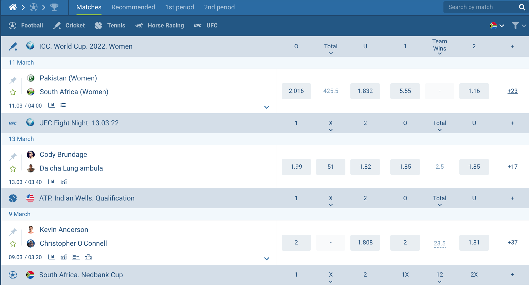 1xBet Sports bet types 1xBet Sports bet types